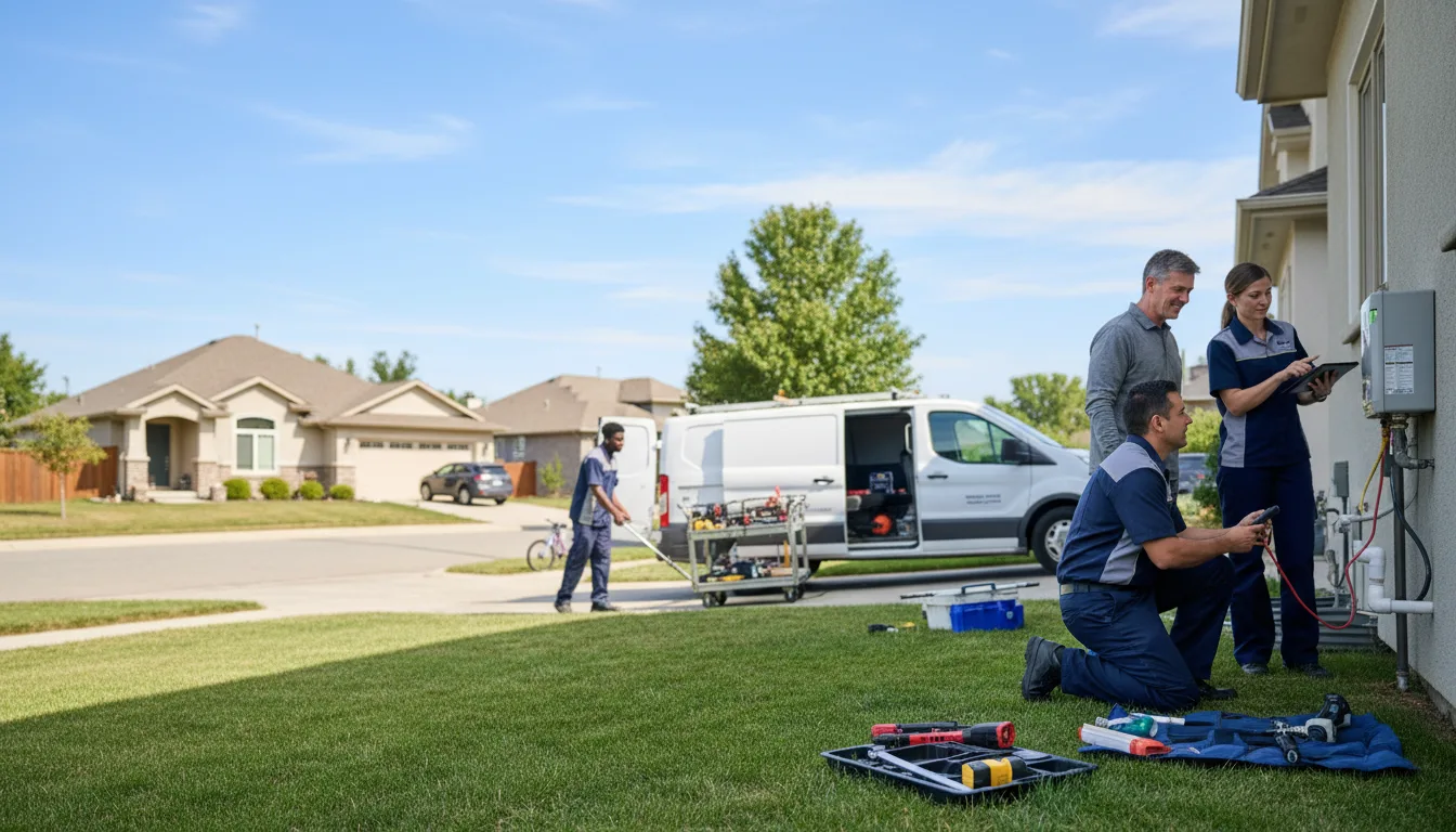 Tankless water heater service in Eola, TX